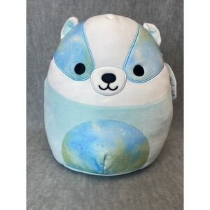 Squishmallows Banks the Blue Badger 12" Optometrist Plush Stuffed Animal Toy New
